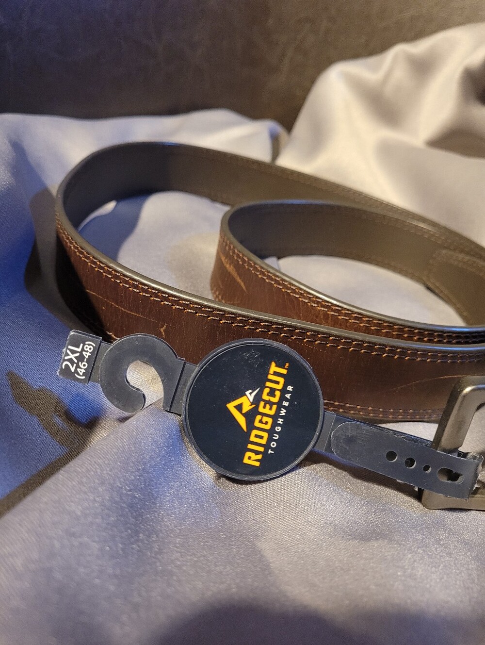 Ridgecut Brown Leather Men’s Belt - Classic Workwear Style